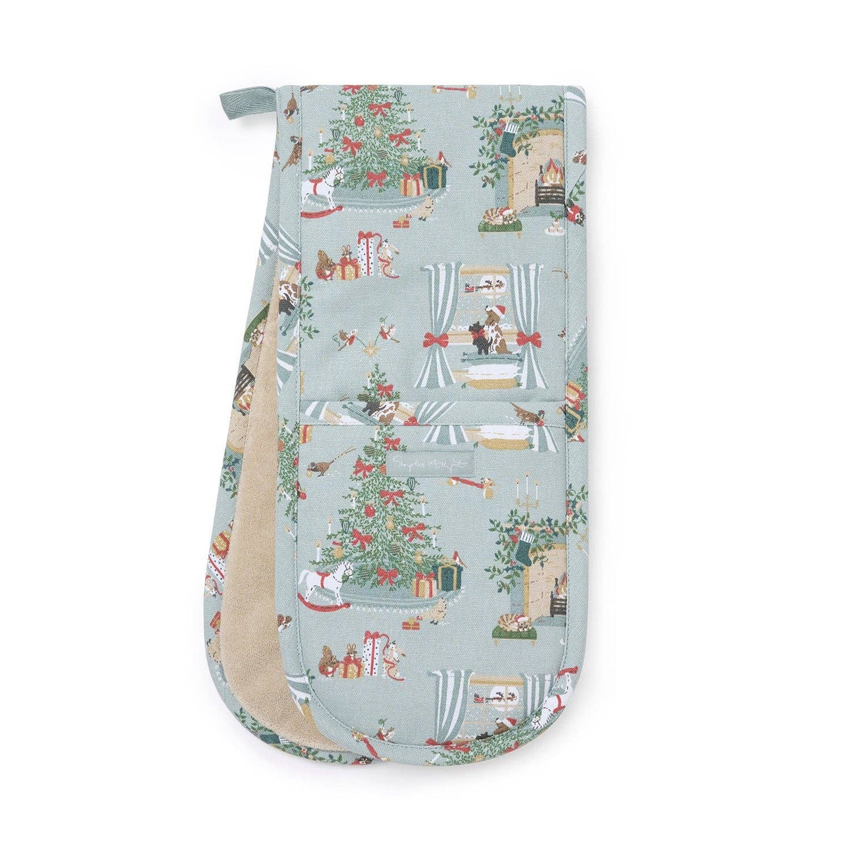 Country Christmas Double Oven Glove