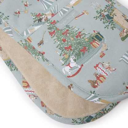 Country Christmas Double Oven Glove