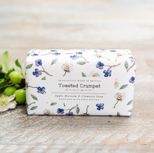 Apple Blossom & Clematis Luxury Shea Butter Soap Bar