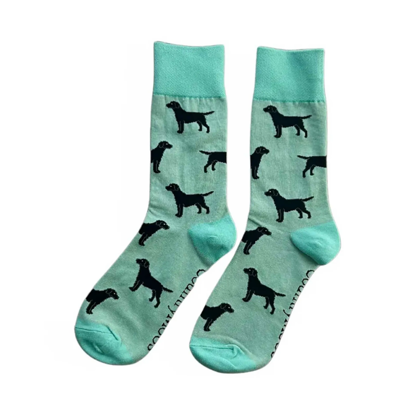 Black Labrador Crew Socks