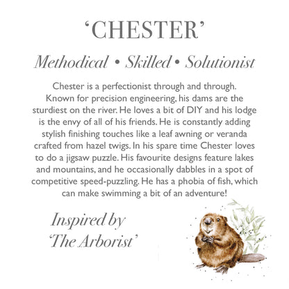 Chester Beaver Plush by Wrendale Designs