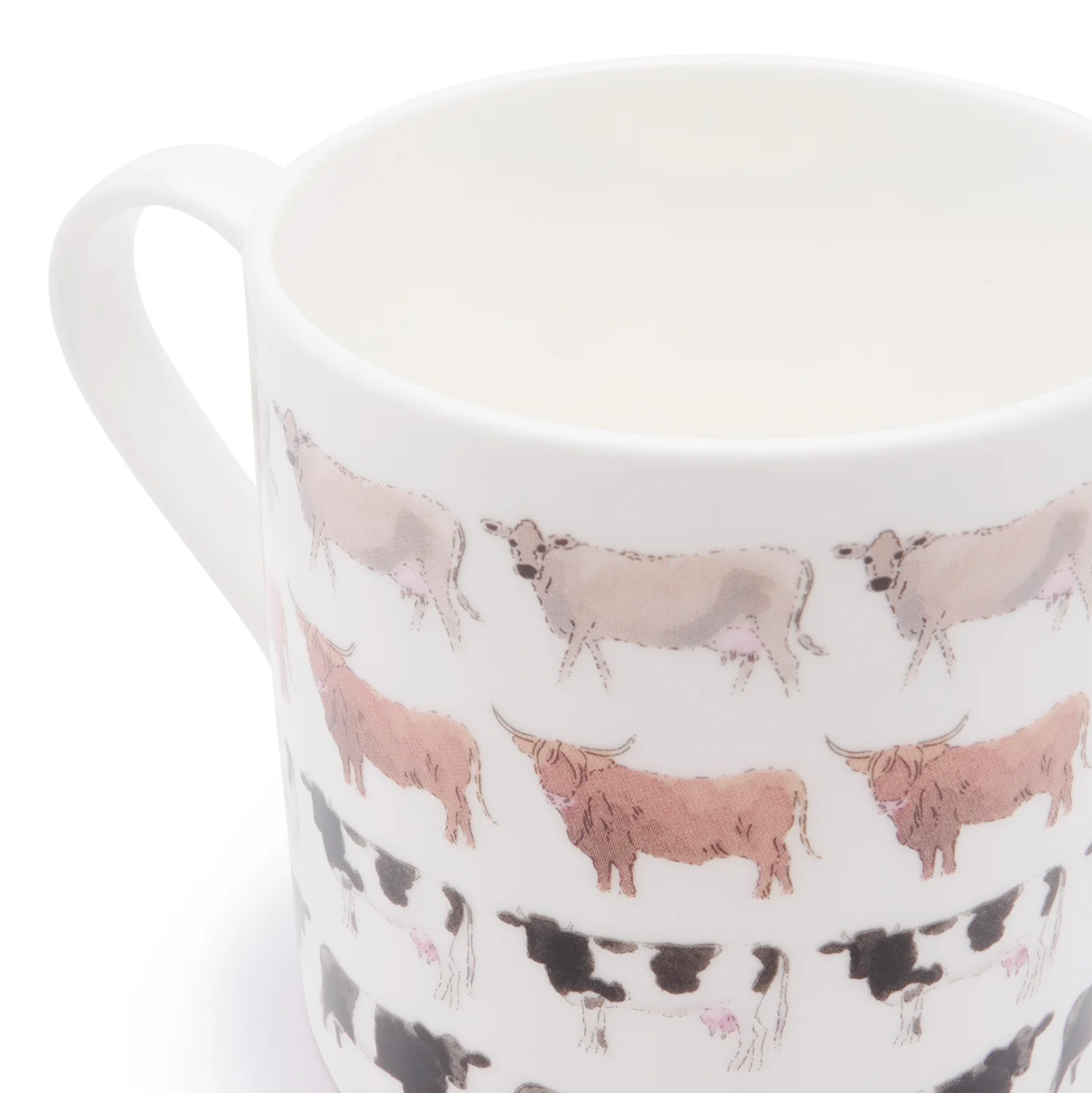 Cows Moo China Mug by Sophie Allport