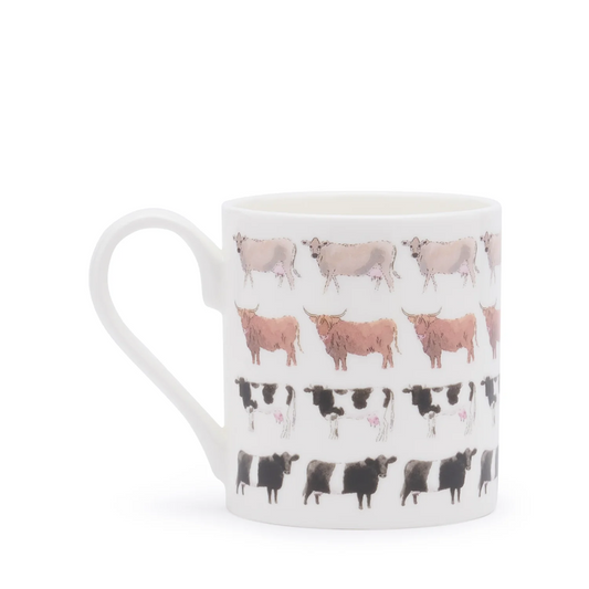 Cows Moo China Mug by Sophie Allport