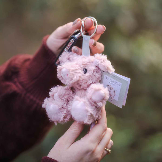 Vanessa the Pig Plush Keyring