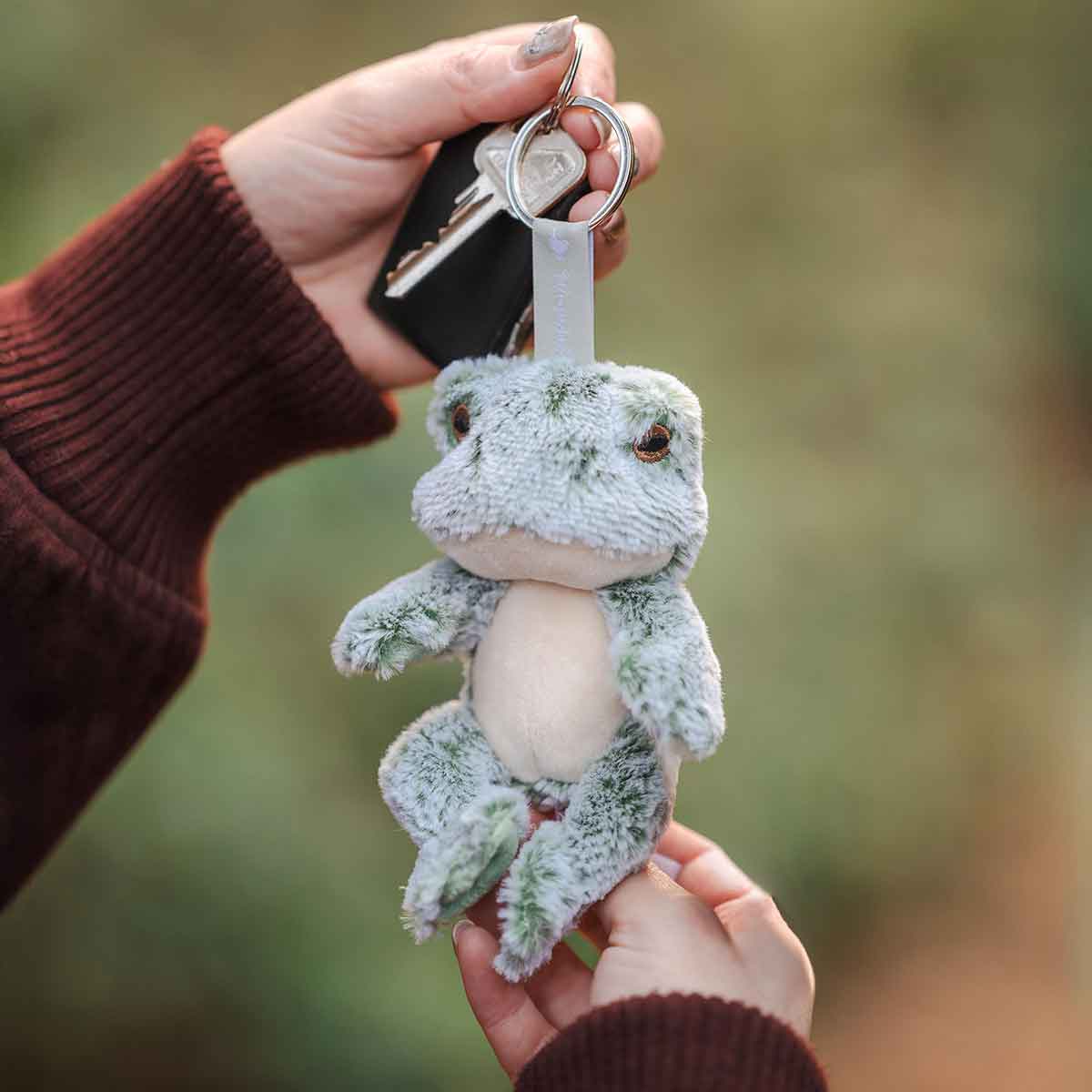 Elliot the Frog Plush Keyring
