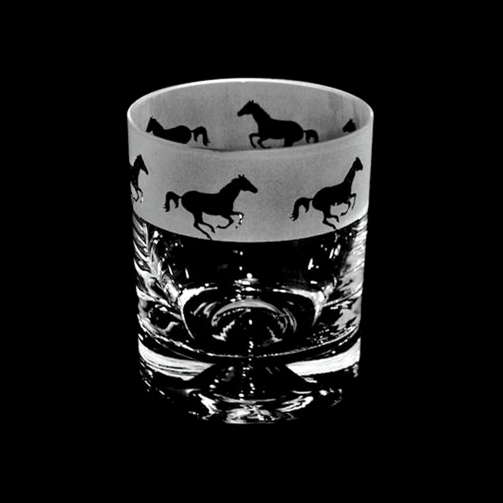 Galloping Horse Whiskey Tumbler