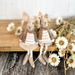 Neutral Rabbit Shelf Sitters