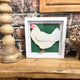 3D Layered Chicken Framed Papercut Art