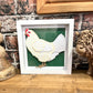 3D Layered Chicken Framed Papercut Art