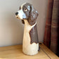 Tall Springer Spaniel Ceramic Vase