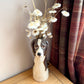 Tall Springer Spaniel Ceramic Vase