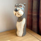 Grey Dog Vase | Cottage Style Decor