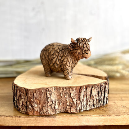 Small Highland Cow Ornament