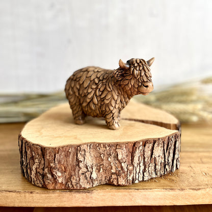 Small Highland Cow Ornament