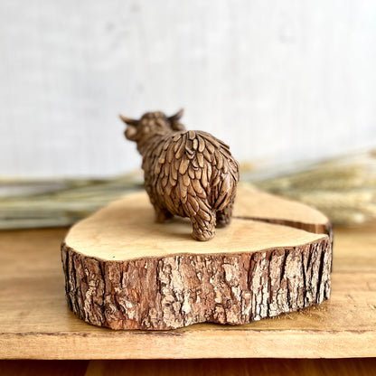 Small Highland Cow Ornament