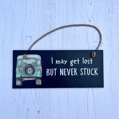Land Rover Slate Plaques - Funny Gift for Landy Lovers