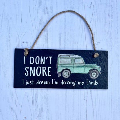 Land Rover Slate Plaques - Funny Gift for Landy Lovers