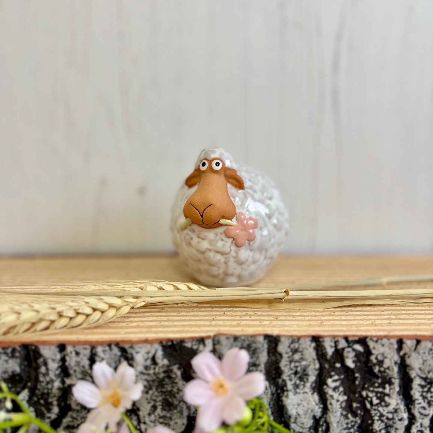 Ceramic Sheep Ornament