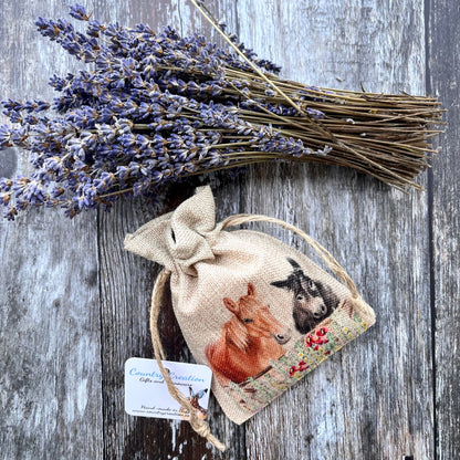 Donkey & Horse Lavender Bag