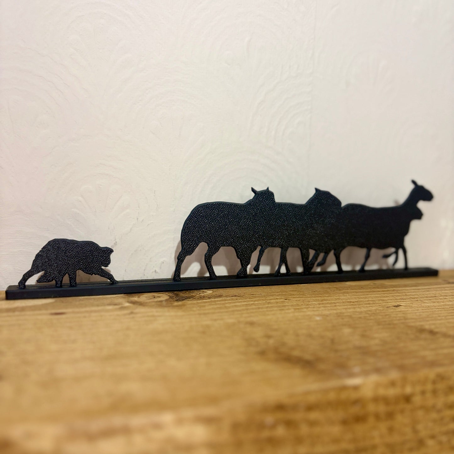 Sheepdog & Sheep Silhouette Topper