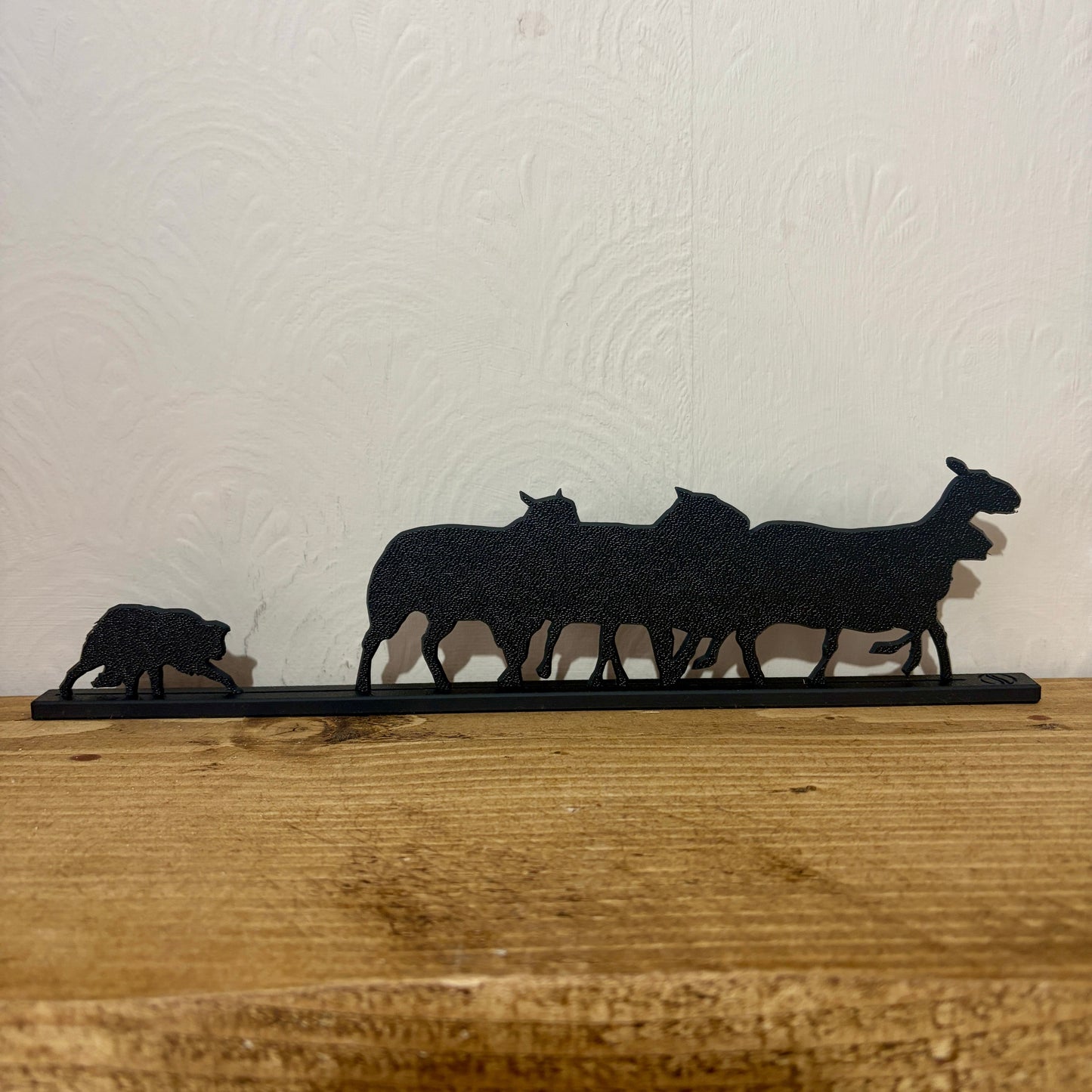 Sheepdog & Sheep Silhouette Topper