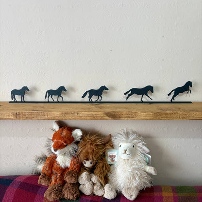 Horse Silhouette Decor Topper