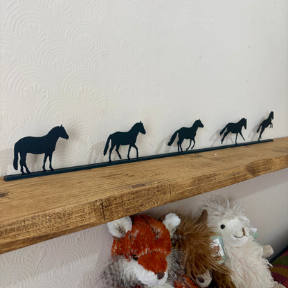 Horse Silhouette Decor Topper