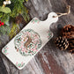 Ceramic Christmas Stag Trivet Flat Lay