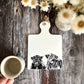 Highland Cow Ceramic Trivet Lifestyle Shot