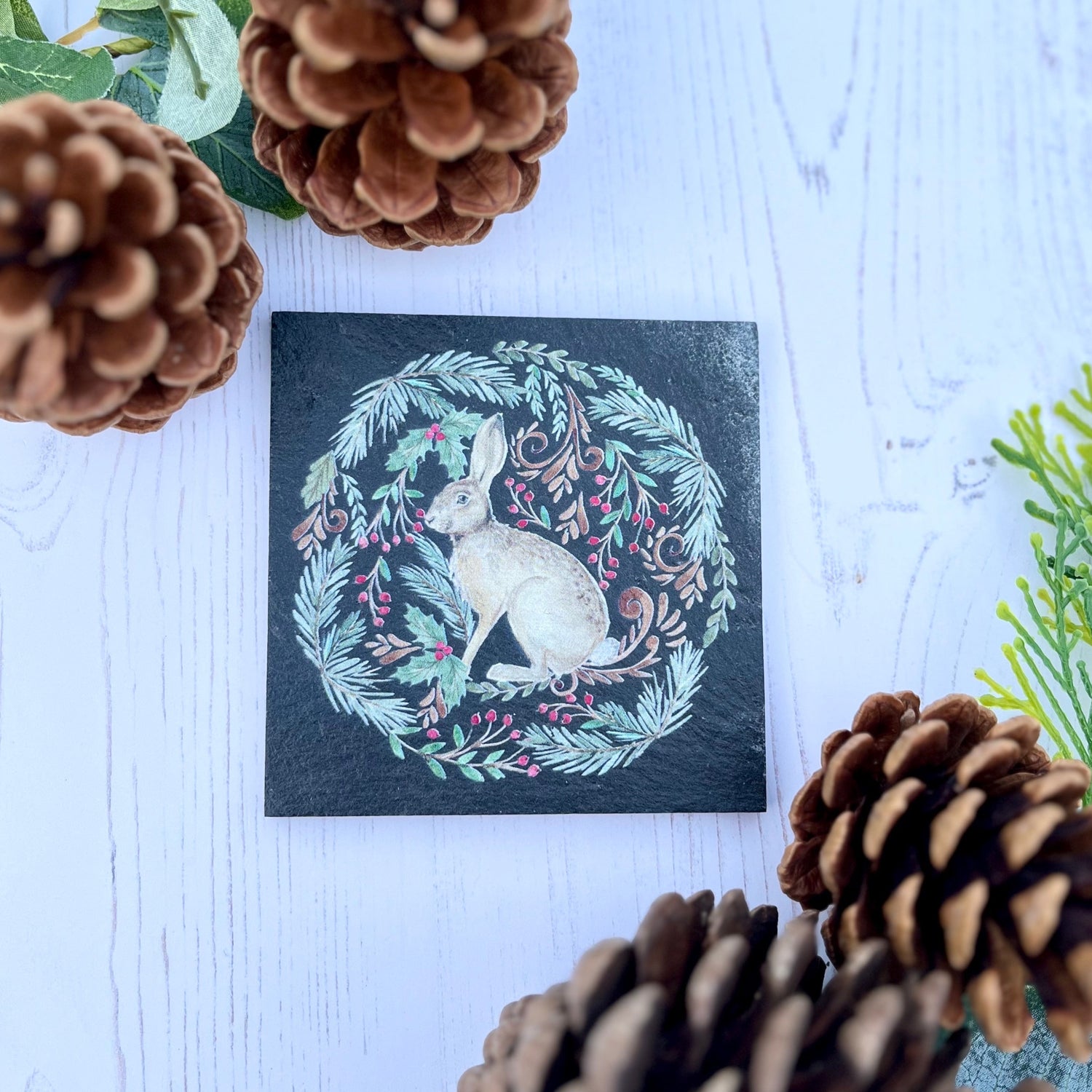 Woodland Animal Coaster Set Hare