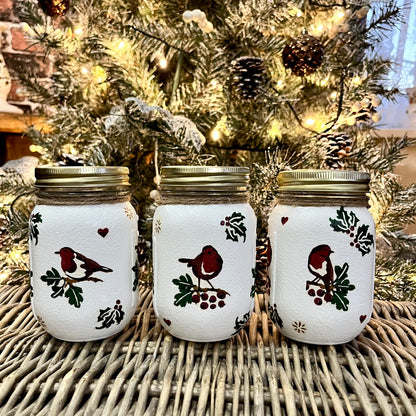 Emma Bridgewater Christmas Robin Jar | Festive Sweet Jar