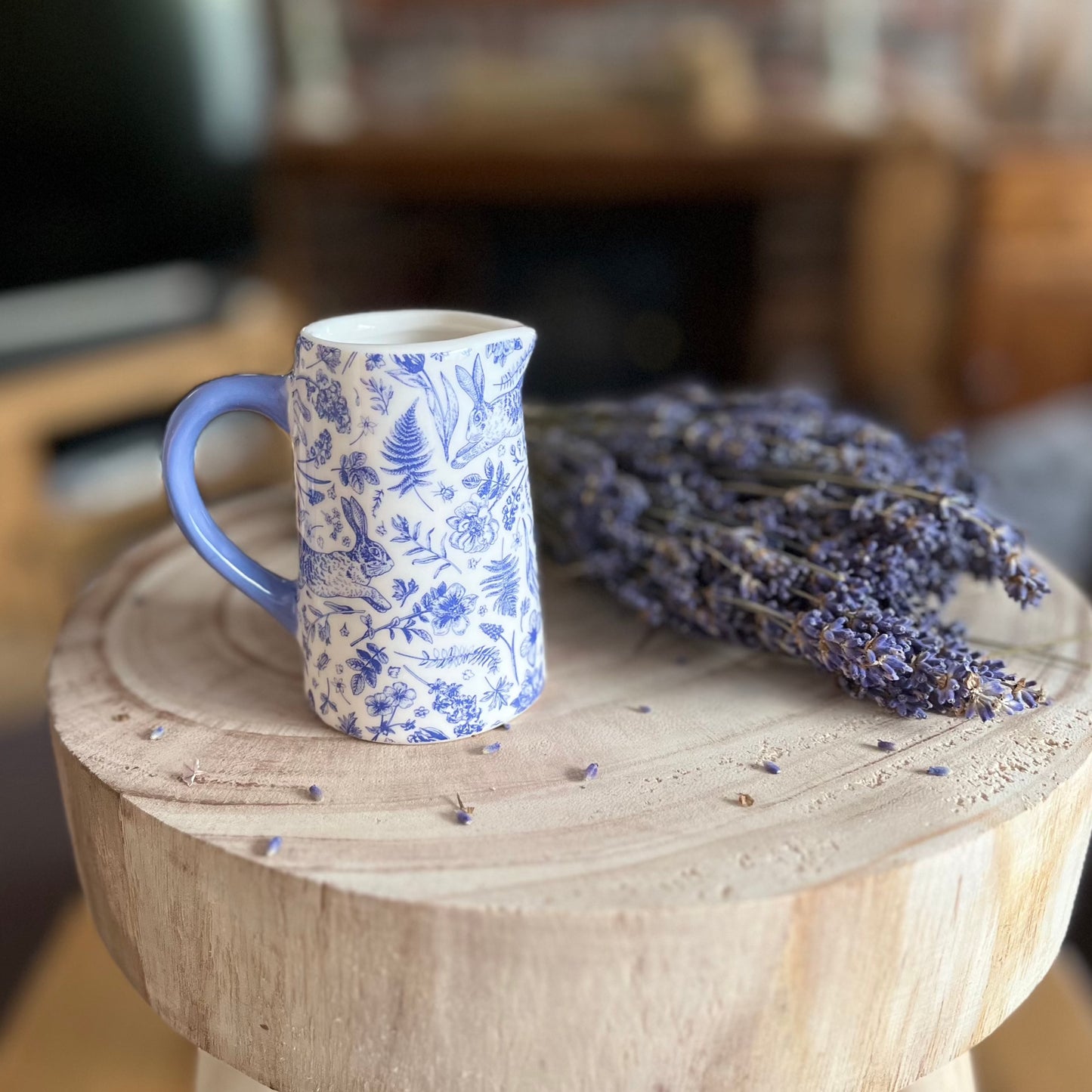 Medium Ceramic Hare Jug Display From Above