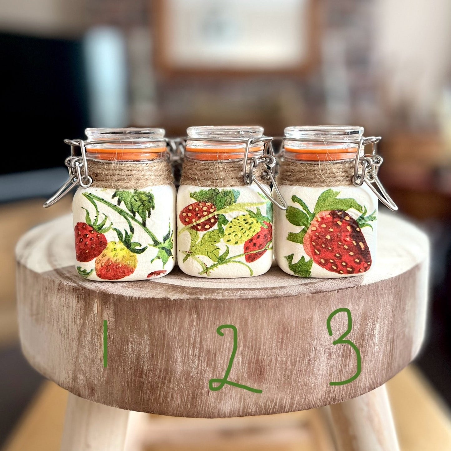 Emma Bridgewater Strawberry Spice Jars