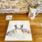 Large Hare Marble Worktop Saver