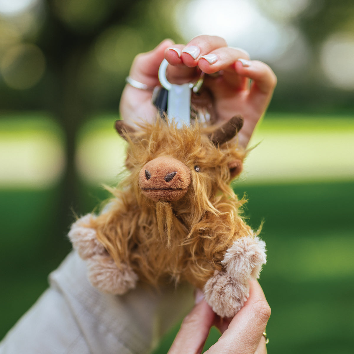 Gordon the Highland Cow Plush Keyring