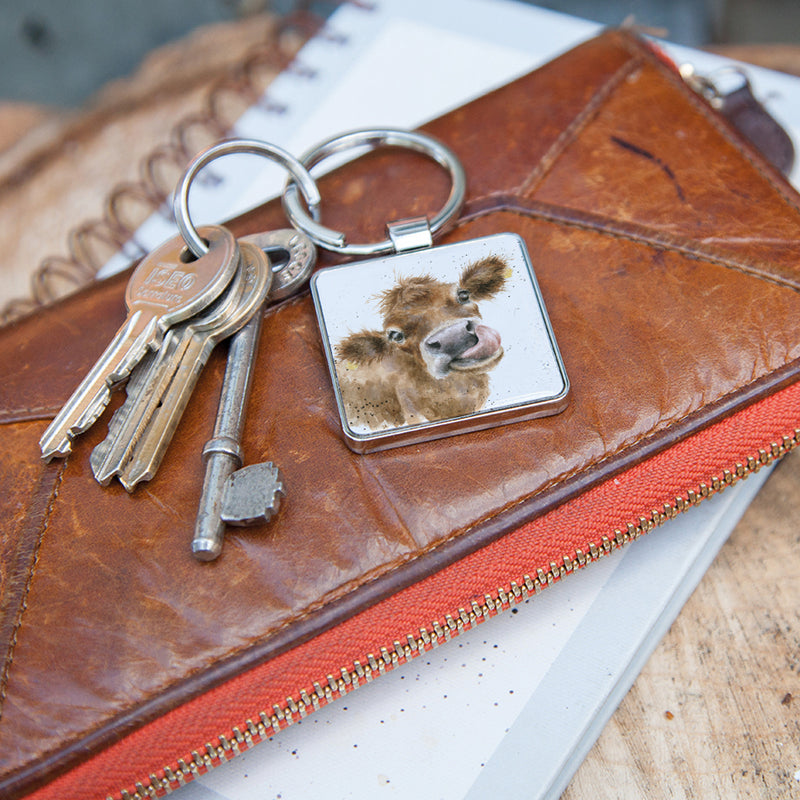 Wrendale Cow Keyring