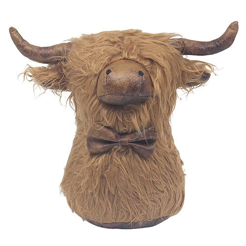 Highland Cow Head Doorstop