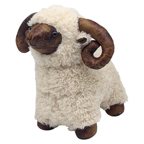 Fluffy Ram Doorstop