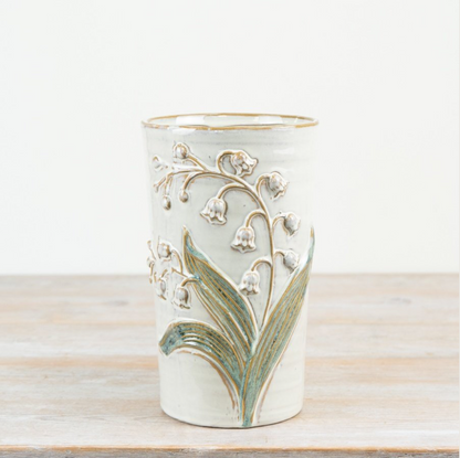 Lily Of The Valley Ceramic Vase