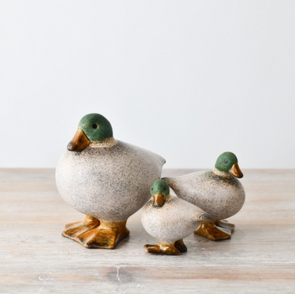 Ceramic Sitting Duck Ornament