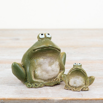 Green Ceramic Frog Ornament