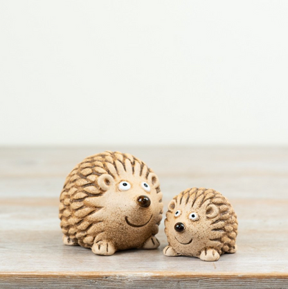 Sitting Stoneware Hedgehog
