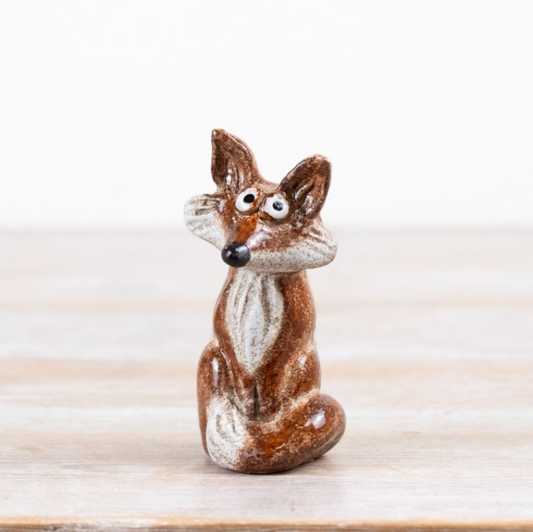 Stoneware Fox Ornament