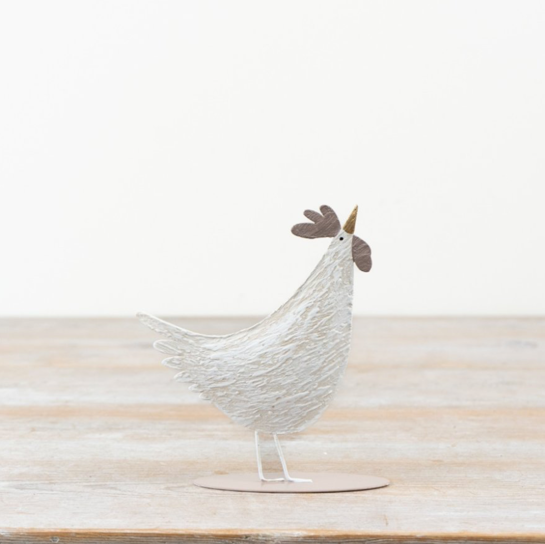 Metal Chicken Ornaments