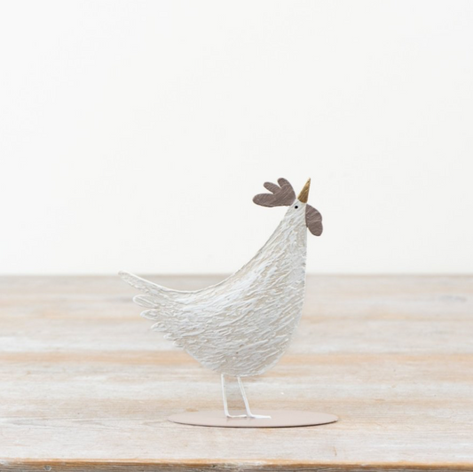 Metal Chicken Ornaments