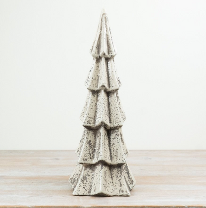 Tall White Shimmer Fur Tree