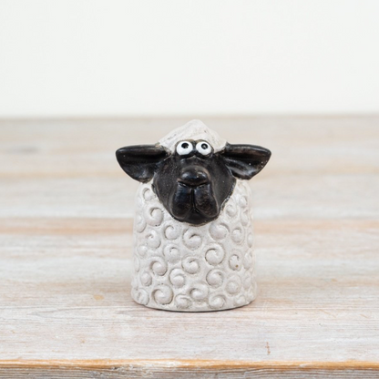 Ceramic Sitting Sheep Ornament
