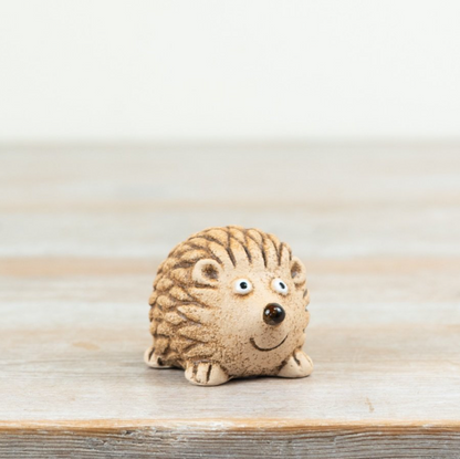 Sitting Stoneware Hedgehog
