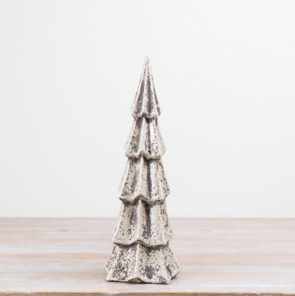 Tall White Shimmer Fur Tree