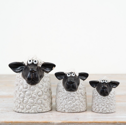 Ceramic Sitting Sheep Ornament